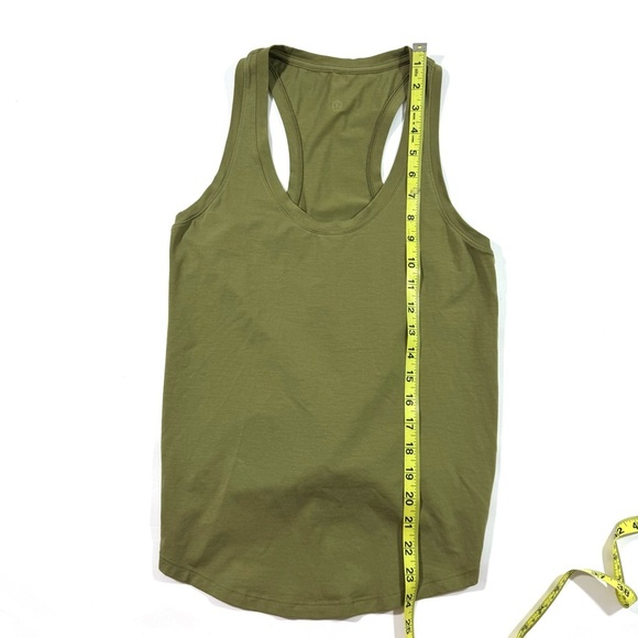 Lululemon Love Tank Top Bronze Green TIED BACK - Picture 5 of 6